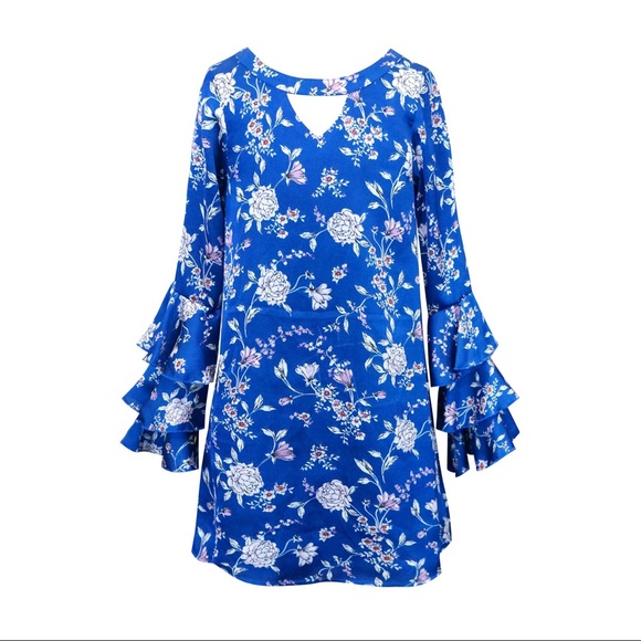 NWT - Truly Me - Choker Neck Ruffle Dress